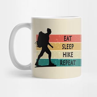 Eat Sleep Hike Repeat Mug